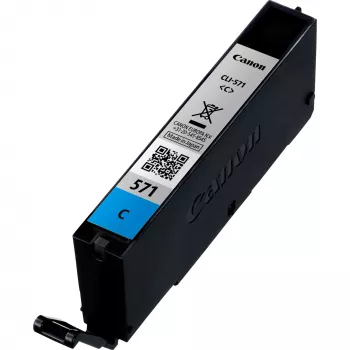 Canon CLI-571C rašalo kasetė, žalsvai mėlyna, standartinė talpa, 7 ml, 1 vnt., 173 puslapiai