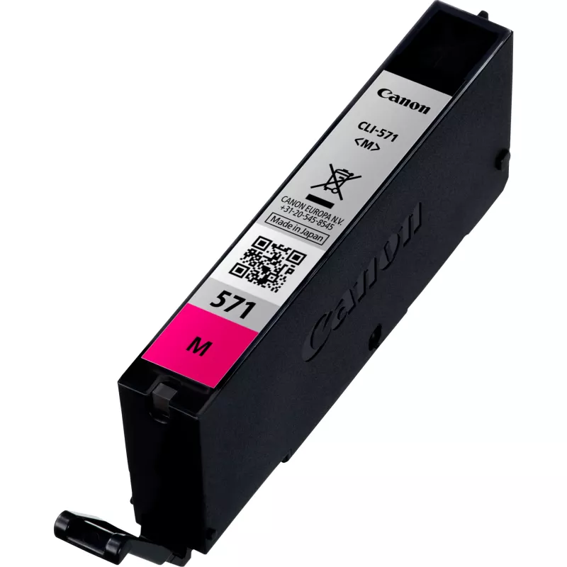 Rašalo kasetė Canon CLI-571M rausvai raudona (magenta)