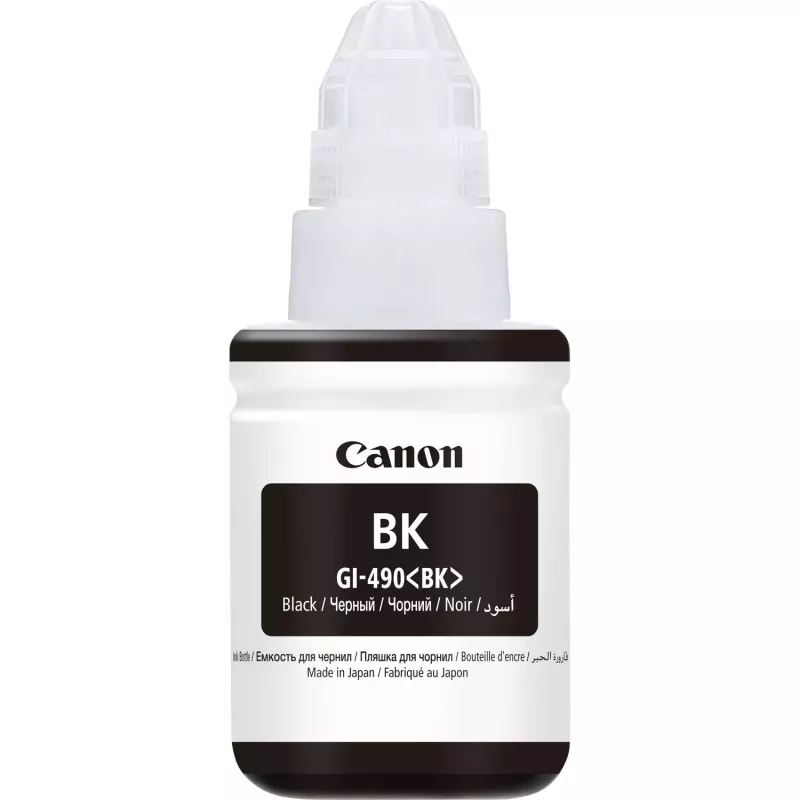 Rašalinis rašalas Canon GI-490BK, juodas, 130 ml
