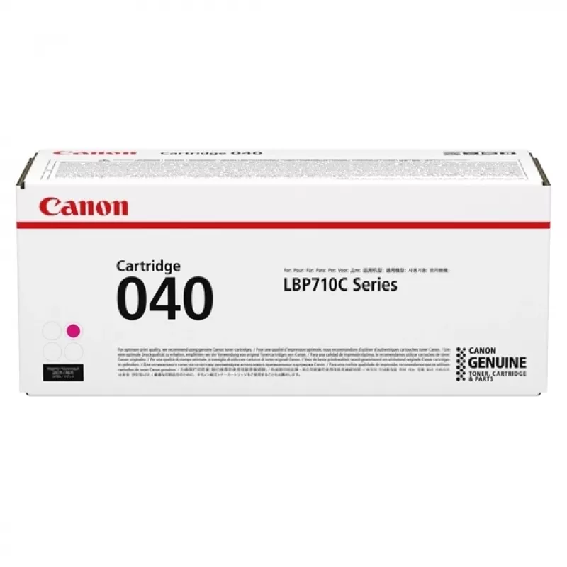 Originalus Canon 040 tonerio kasetė, 1 vnt., rausvai raudona