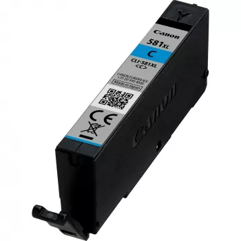 Kasečių Canon CLI-581XLC mėlyna (cyan) didelės talpos