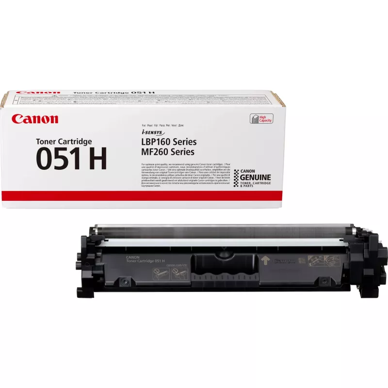 Kasetė su toneriu Canon 051H 4,1 tūkst. puslapių juoda