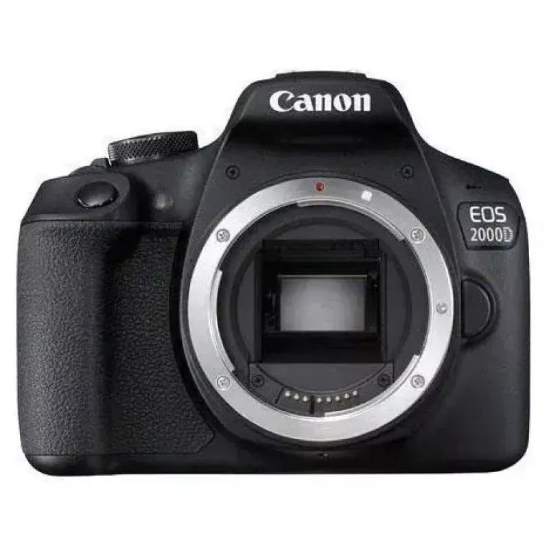 Canon EOS 2000D + EF-S 18-55mm f/3.5-5.6 III veidrodinis fotoaparato rinkinys, 24,1 MP CMOS, 6000 x 4000 taškų, juodas
