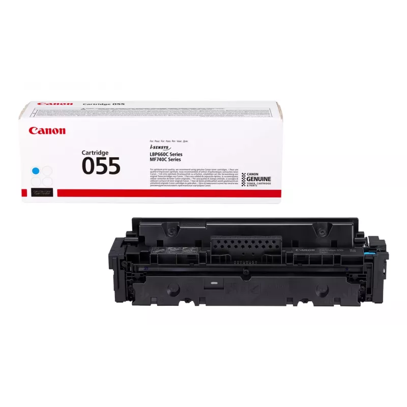 Canon 055 originalus žalsvai mėlynas (cyan) toneris, 1 vnt.