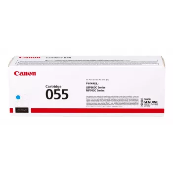 Canon 055 originalus žalsvai mėlynas (cyan) toneris, 1 vnt.