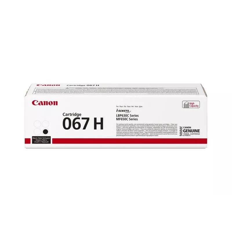 Canon 067H kasetė su toneriu 1 vnt. Originali juoda