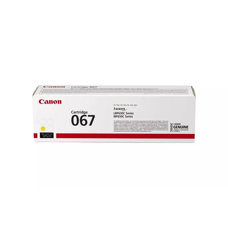 Canon 067 geltona tonero kasetė 1 vnt. Originali