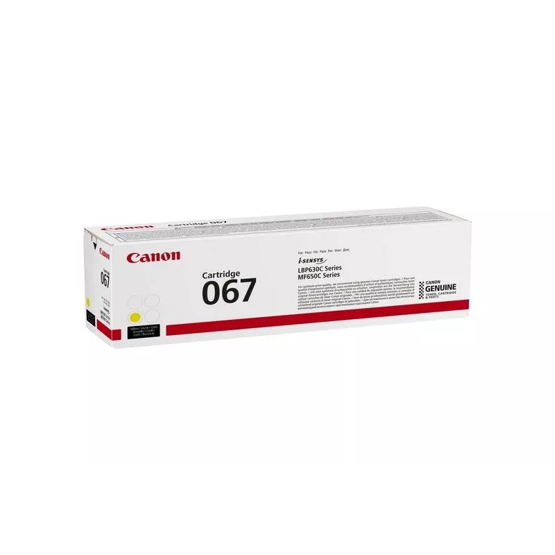 Canon 067 geltona tonero kasetė 1 vnt. Originali