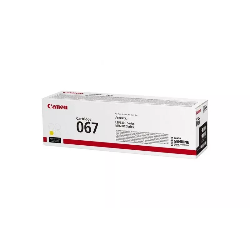 Canon 067 geltona tonero kasetė 1 vnt. Originali