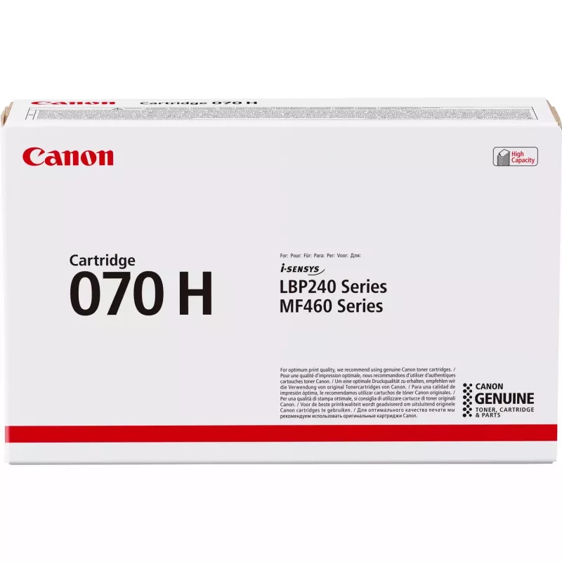 Canon 070H originalus juodas toneris, didelės talpos, 1 vnt.