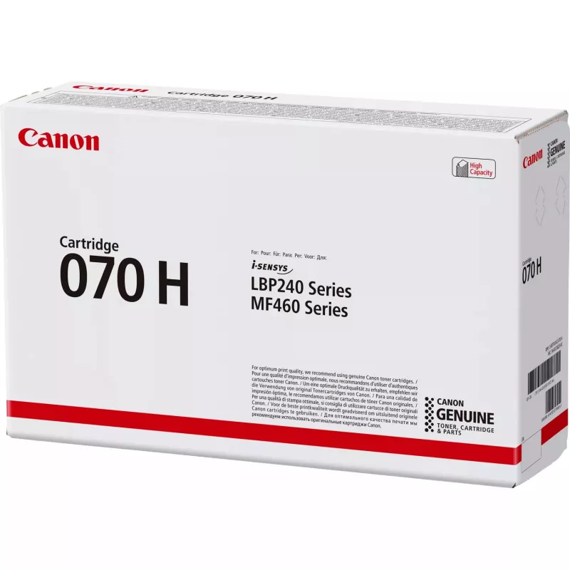 Canon 070H originalus juodas toneris, didelės talpos, 1 vnt.