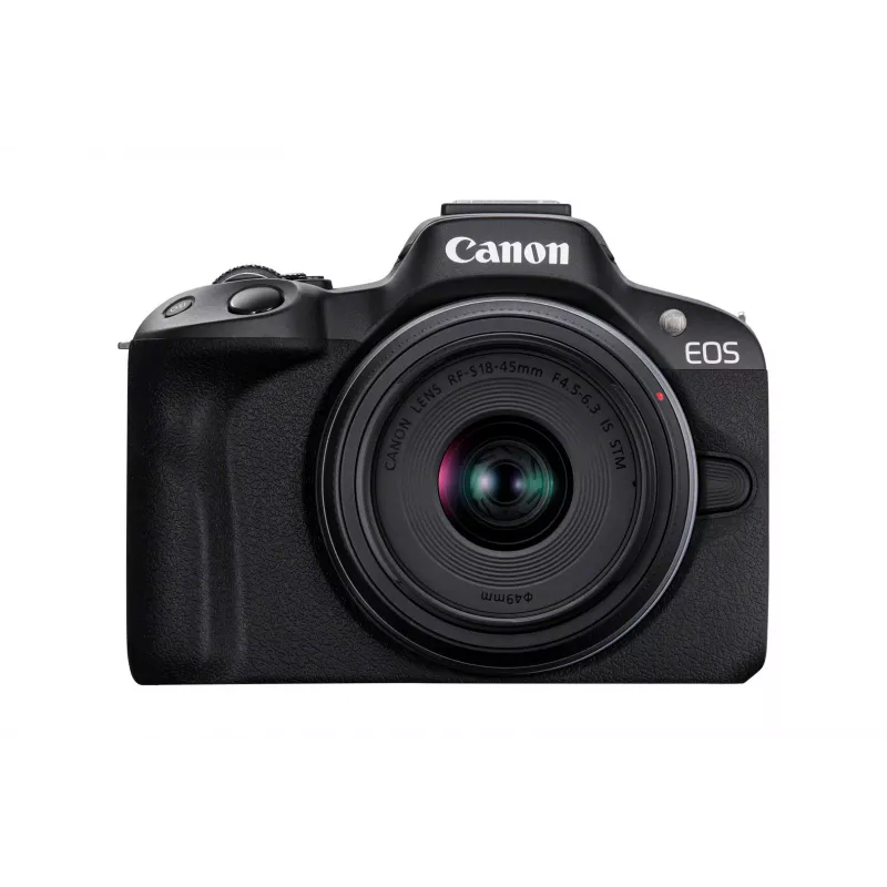 Veidrodinis fotoaparatas Canon EOS R50 juodas 24,2 MP 4K vaizdo įrašymas