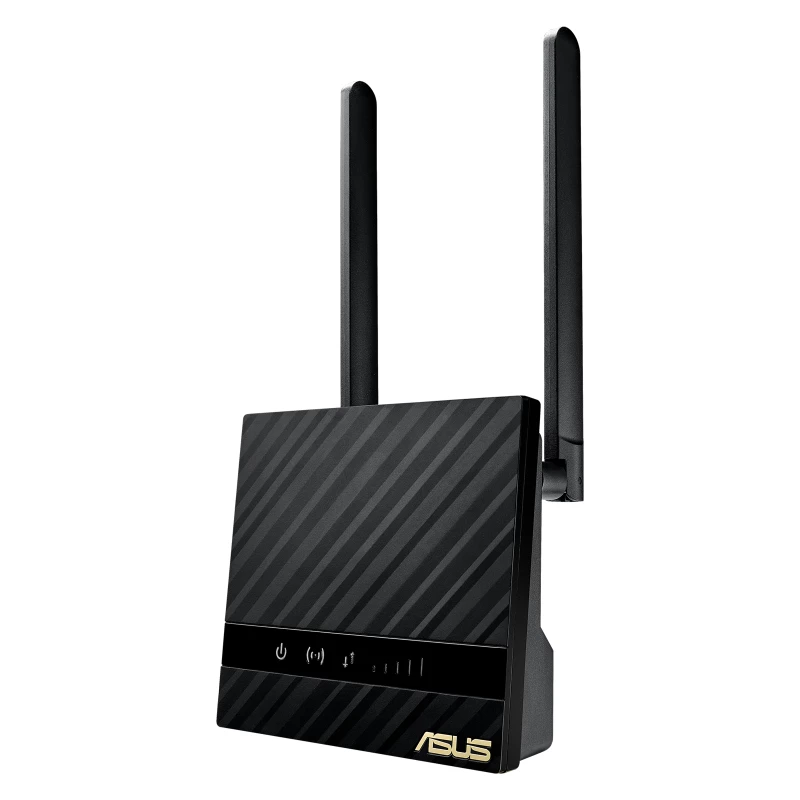 ASUS 4G-N16 belaidis maršrutizatorius, Gigabit Ethernet, vienos juostos (2,4 GHz), juodas