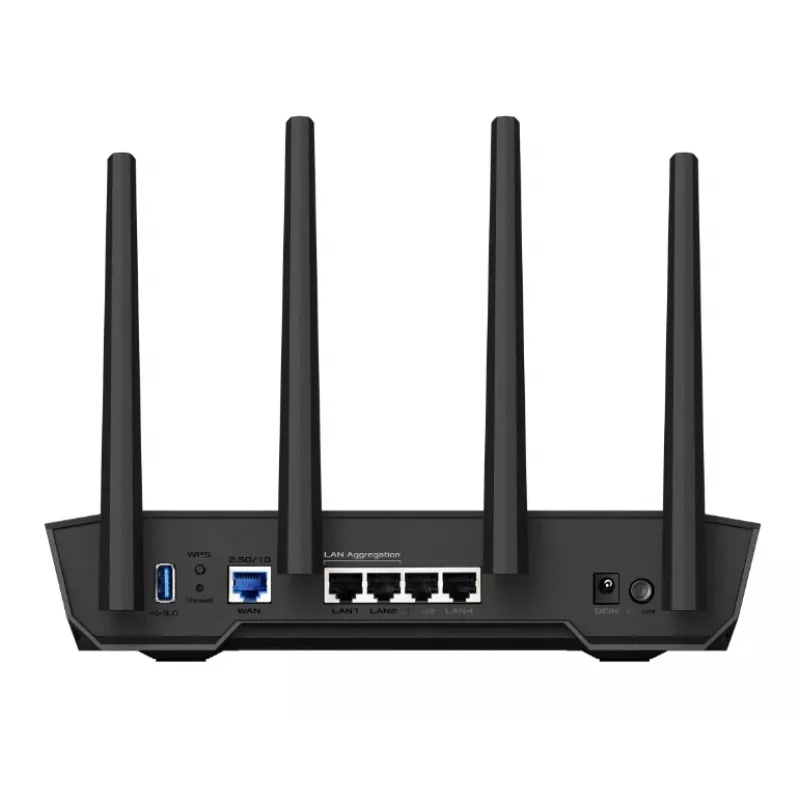 ASUS TUF-AX4200 belaidis maršrutizatorius Gigabit Ethernet Dviejų juostų (2.4 GHz / 5 GHz) Juoda