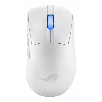 ASUS ROG Keris II Ace Wireless AimPoint White pelė žaidimams Dešiniarankė RF Wireless + Bluetooth + USB Type-A Optinė 42000 DPI