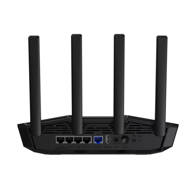ASUS TUF-BE3600 belaidis maršrutizatorius Gigabit Ethernet Dviejų juostų (2,4 GHz / 5 GHz) Juodas