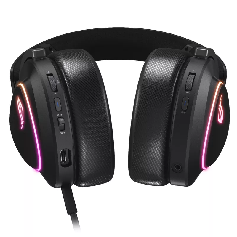 Ausinės ASUS ROG DELTA II Juodos – Belaidės ir Laidinės, Žaidimų, USB Type-C, Bluetooth
