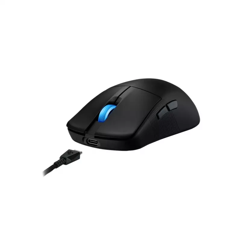 Pelė ASUS ROG Harpe Ace Mini žaidimų Ambidextrinė RF belaidė + Bluetooth + USB-C Optinė 42000 DPI