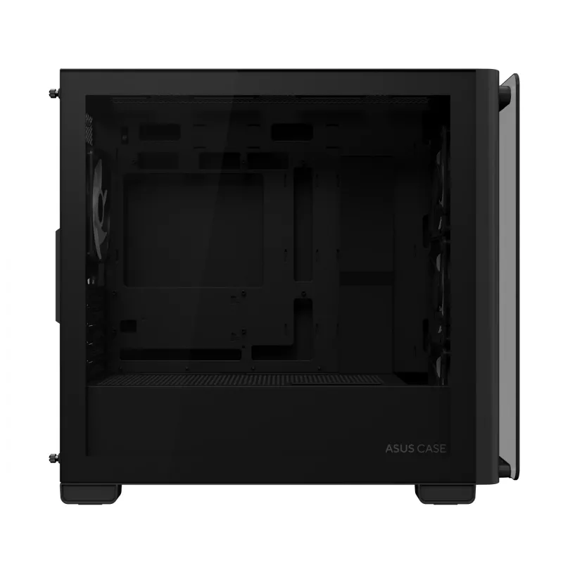 ASUS A23 PLUS TG ARGB BLACK korpusas, juodas, micro ATX, Mini-ITX, 16,5 cm, 38 cm