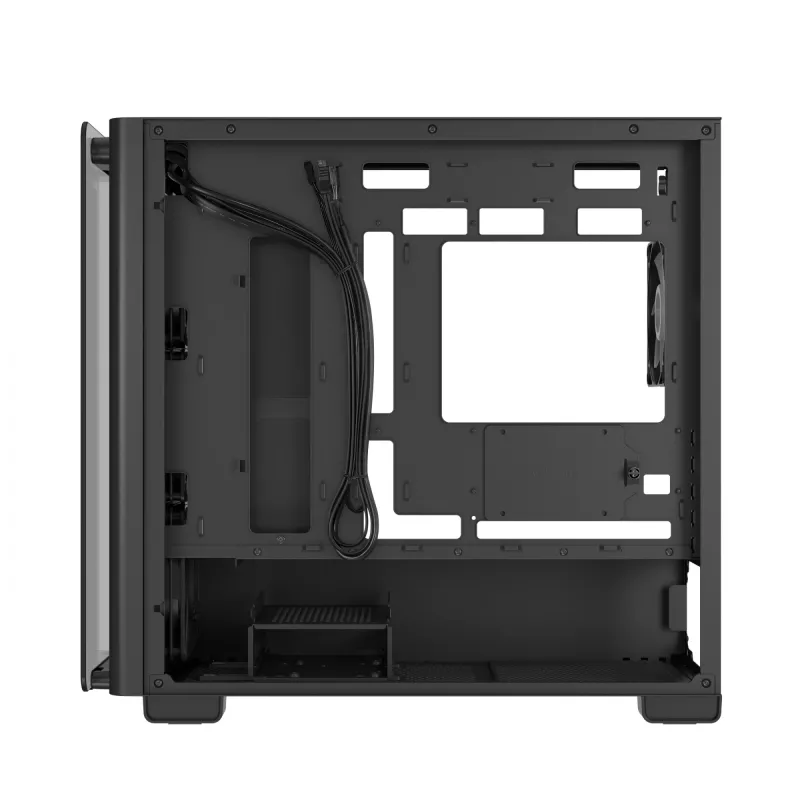 ASUS A23 PLUS TG ARGB BLACK korpusas, juodas, micro ATX, Mini-ITX, 16,5 cm, 38 cm