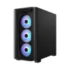 ASUS A23 PLUS TG ARGB BLACK korpusas, juodas, micro ATX, Mini-ITX, 16,5 cm, 38 cm