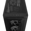 ASUS A23 PLUS TG ARGB BLACK korpusas, juodas, micro ATX, Mini-ITX, 16,5 cm, 38 cm