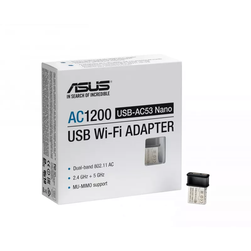 ASUS USB-AC53 Nano belaidis USB adapteris 867 Mbit/s