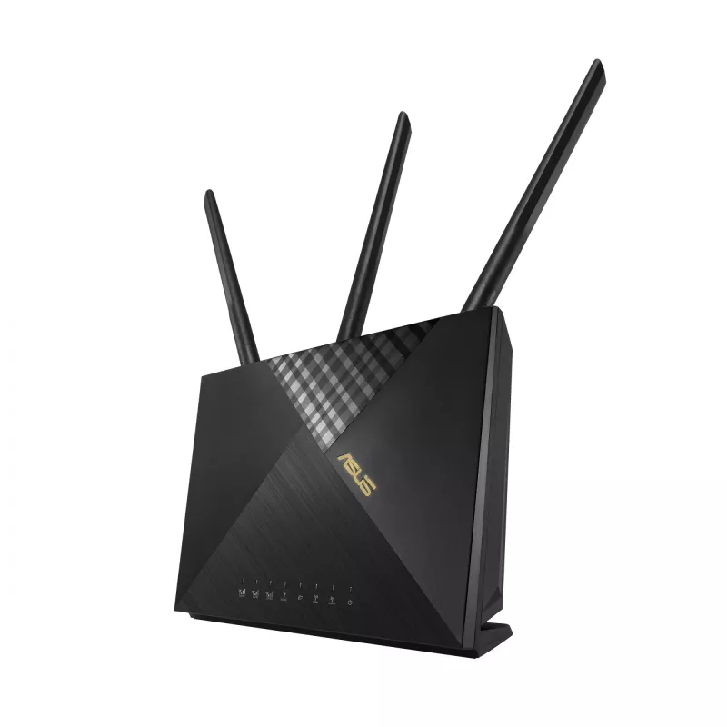 ASUS 4G-AX56 belaidis maršrutizatorius Gigabit Ethernet dviejų juostų (2,4 GHz / 5 GHz) juodas