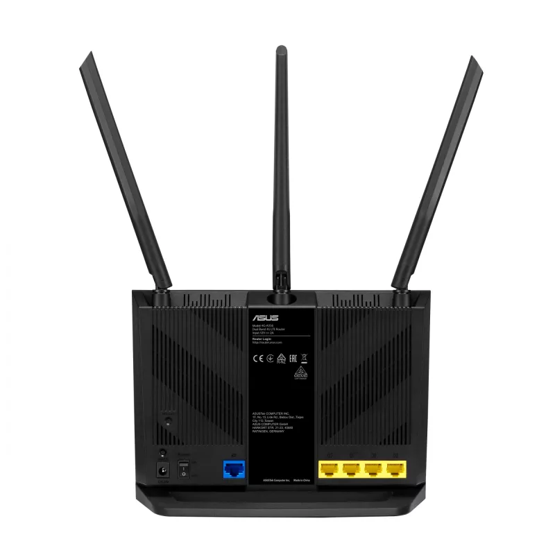 ASUS 4G-AX56 belaidis maršrutizatorius Gigabit Ethernet dviejų juostų (2,4 GHz / 5 GHz) juodas