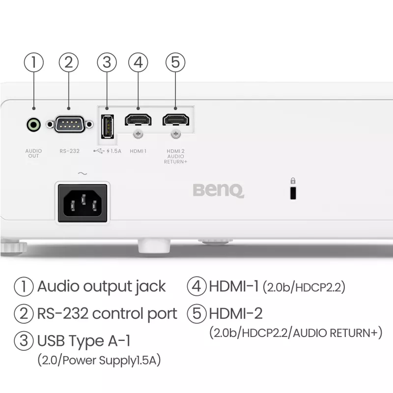 BenQ TK710 projektorius 3200 ANSI liumenų DLP UHD 4K (3840x2160) 3D juodas/baltas