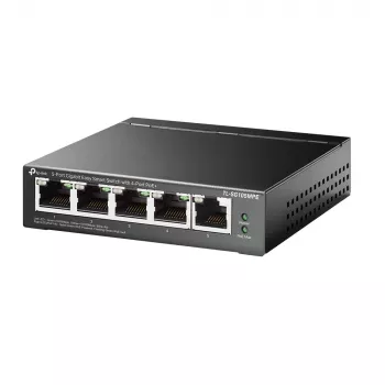 TP-Link 5 prievadų gigabaitinis Easy Smart jungiklis su 4 PoE+ prievadais, L2, Gigabit Ethernet (10/100/1000), maitinimas per Ethernet (PoE)