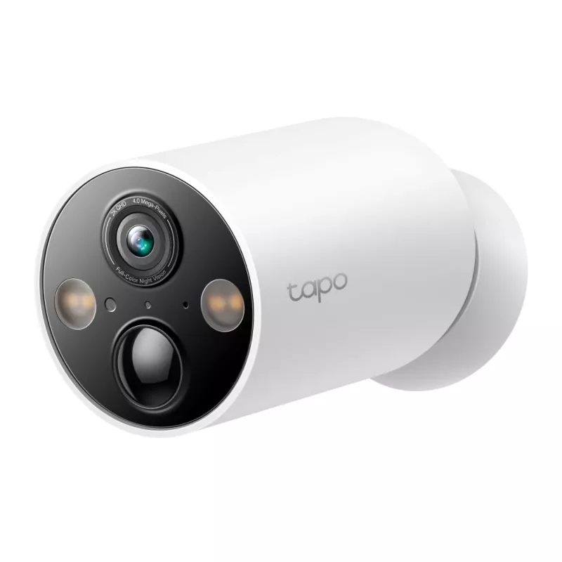 TP-Link Tapo belaidė išmanioji apsaugos kamera, IP, lauko, belaidė, ant lubų/sienos, balta, bullet
