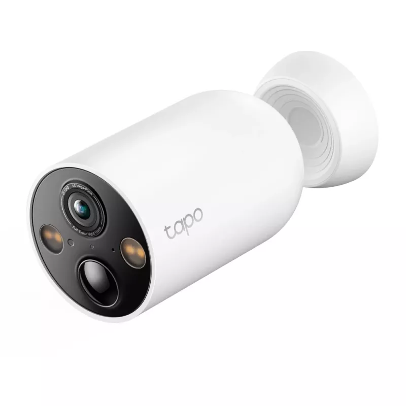 TP-Link Tapo belaidė išmanioji apsaugos kamera, IP, lauko, belaidė, ant lubų/sienos, balta, bullet