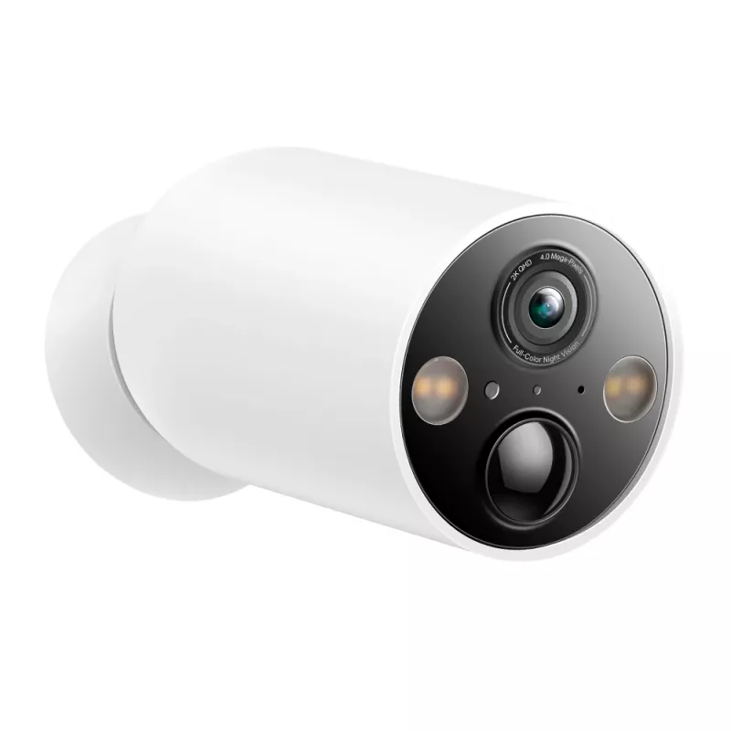 TP-Link Tapo belaidė išmanioji apsaugos kamera, IP, lauko, belaidė, ant lubų/sienos, balta, bullet