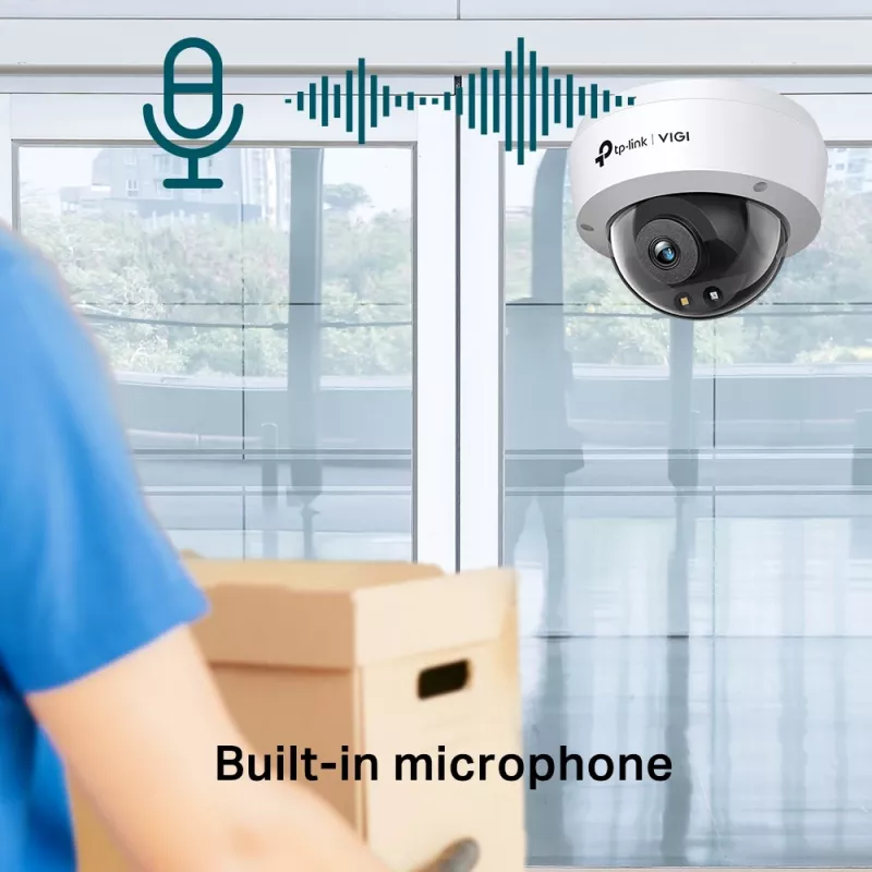 TP-Link VIGI 4MP Full-Color kupolinė tinklo kamera