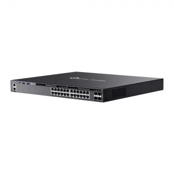 TP-Link Omada SG6428X – 24 portų Gigabit L3 valdomas jungiklis su 4 10G lizdais