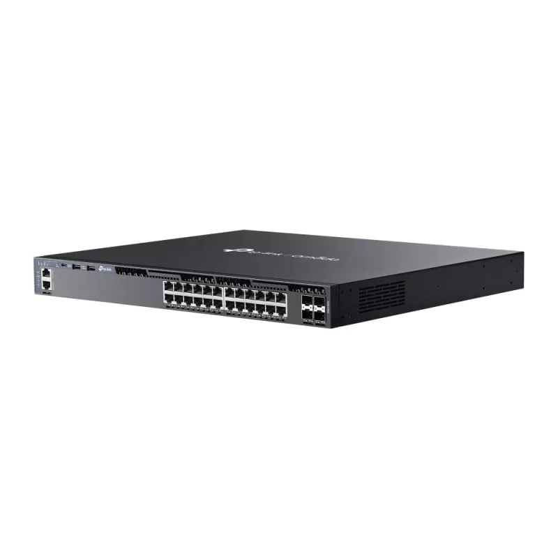 TP-Link Omada SG6428X – 24 portų Gigabit L3 valdomas jungiklis su 4 10G lizdais