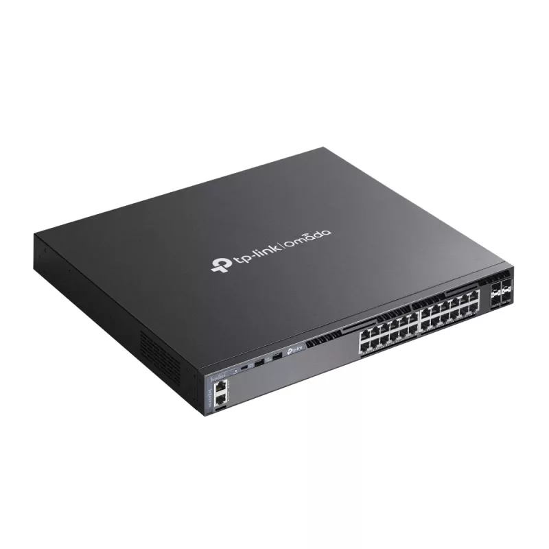TP-Link Omada SG6428X – 24 portų Gigabit L3 valdomas jungiklis su 4 10G lizdais