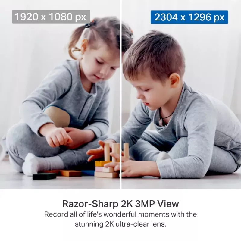 TP-Link Tapo C211 Vidinė IP stebėjimo kamera su 2K raiška, Wi-Fi, pan/tilt