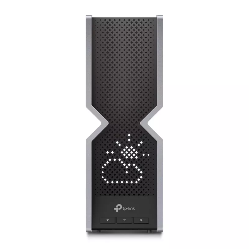TP-Link Archer BE19000 triju juostų Wi-Fi 7 maršrutizatorius, 19 Gbps, 2x10G prievadai, LED ekranas