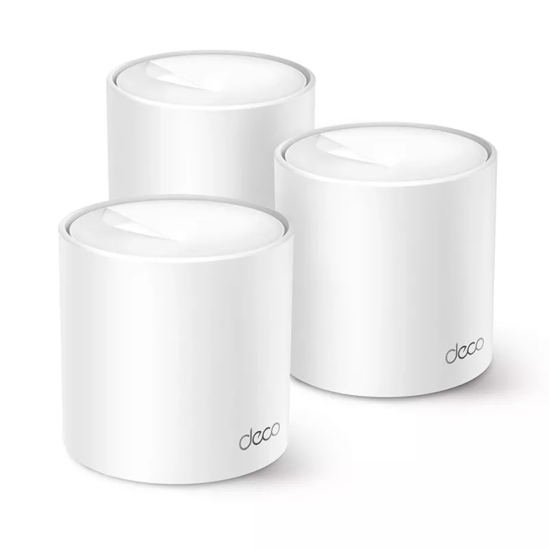 TP-Link Deco X10 AX1500 „Wi-Fi 6“ tinklo sistema (3 vnt.), balta