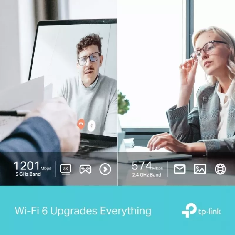 TP-Link Archer AX1800 dviejų juostų Wi-Fi 6 USB adapteris