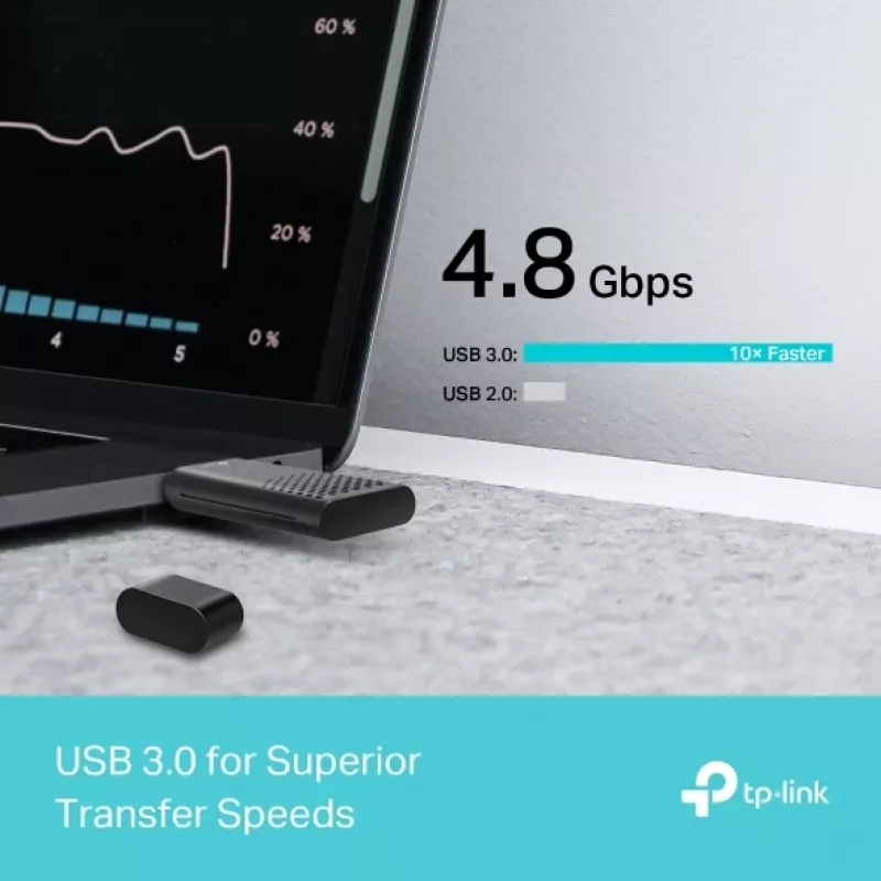 TP-Link Archer AX1800 dviejų juostų Wi-Fi 6 USB adapteris