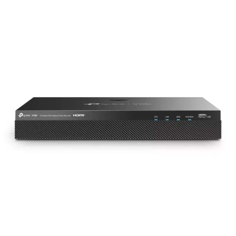 TP-Link VIGI NVR2016H-16MP tinklinis vaizdo įrašytuvas, juodas