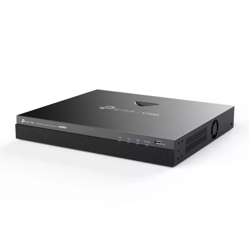 TP-Link VIGI NVR2016H-16MP tinklinis vaizdo įrašytuvas, juodas