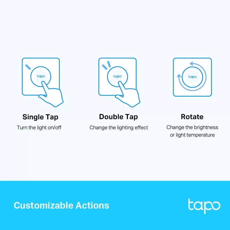 TP-Link Tapo S200D belaidis nuotolinis reguliatorius šviesoms