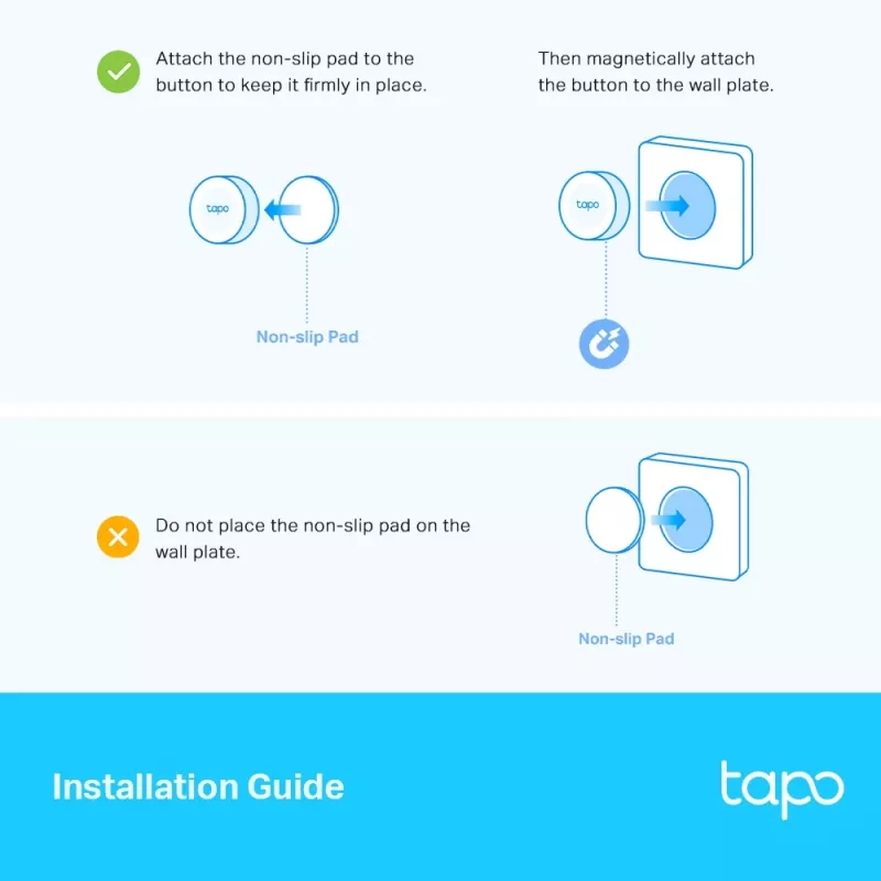 TP-Link Tapo S200D belaidis nuotolinis reguliatorius šviesoms