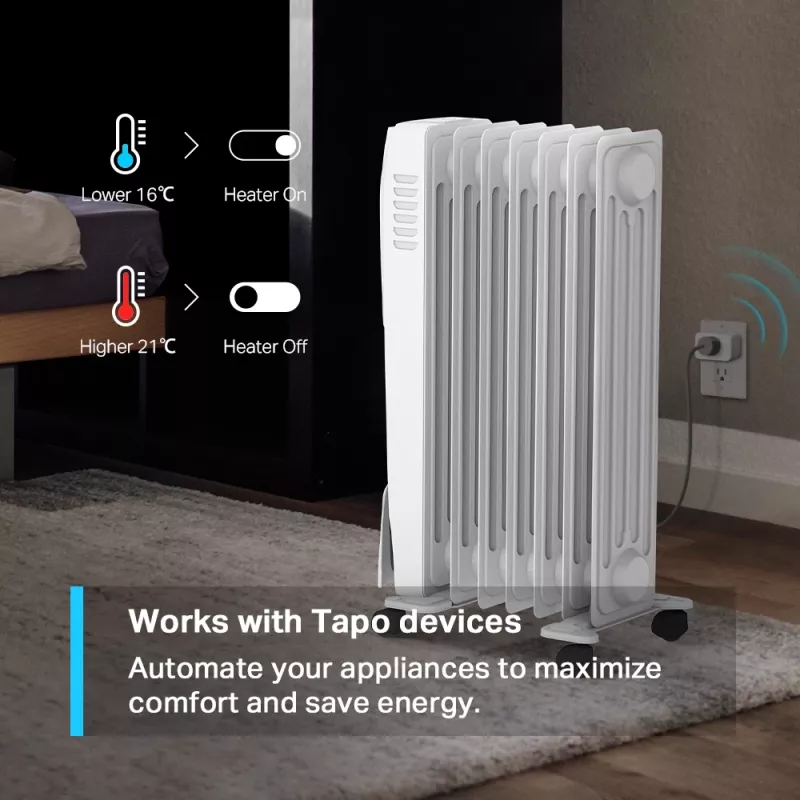 TP-Link Tapo T310 išmanusis temperatūros ir drėgmės jutiklis, vidaus, belaidis