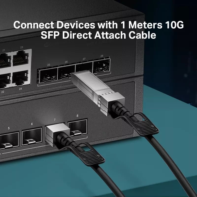 TP-Link TL-SM5220-1M 1 m tiesioginis SFP+ kabelis 10G ryšiui