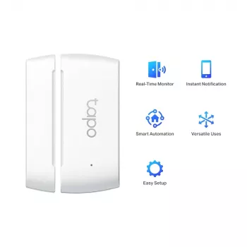 TP-Link Tapo belaidis durų ir langų jutiklis, baltas, 922 MHz, CR2032